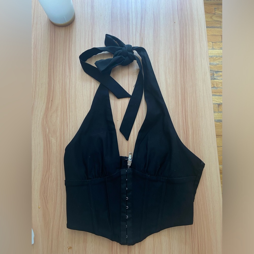 Black corset top